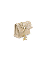 Lady Taupe Bag in Small Skin