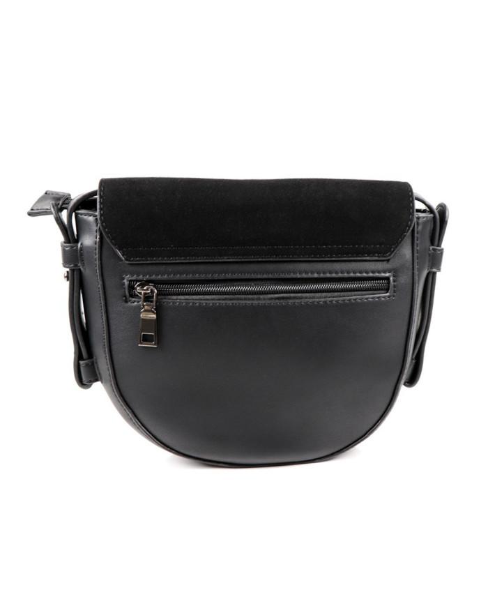 Bolsa de Damas en Líneas Oval Negro Stripe