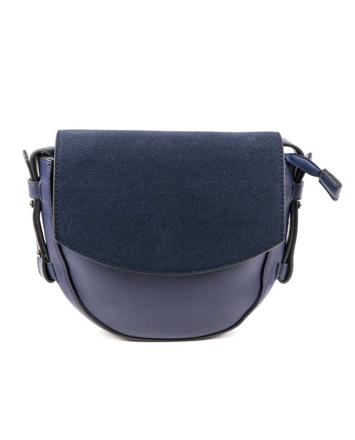 Blue Lady Bag Oval Line Stripe