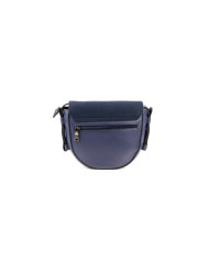 Blue Lady Bag Oval Line Stripe