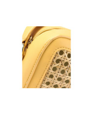 Lady's Bag Yellow Tiracolo in Ráfia