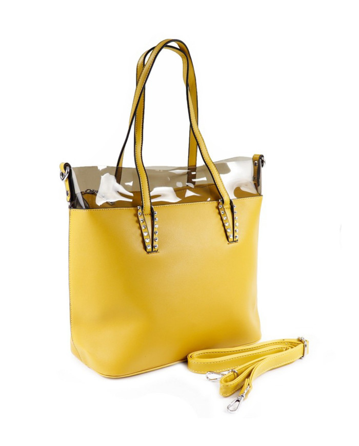 Yellow Lady Bag with Interior Division
