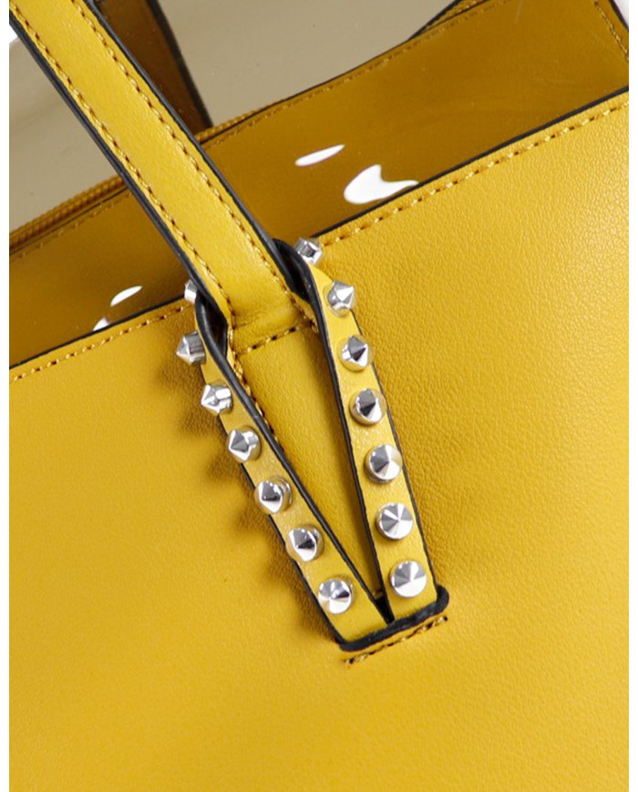 Yellow Lady Bag with Interior Division
