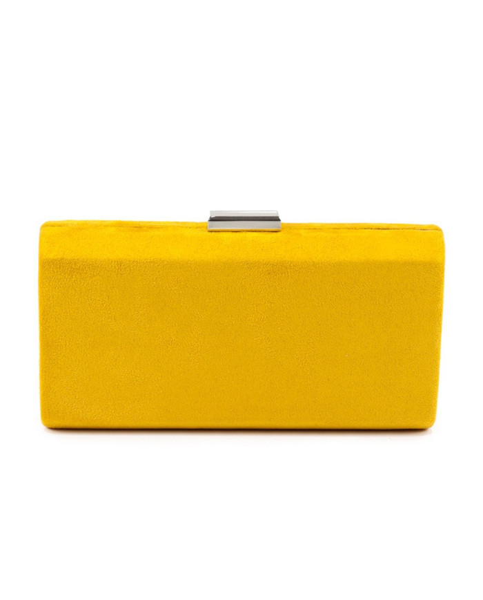 Pochete Mostarda de Senhora Retangular