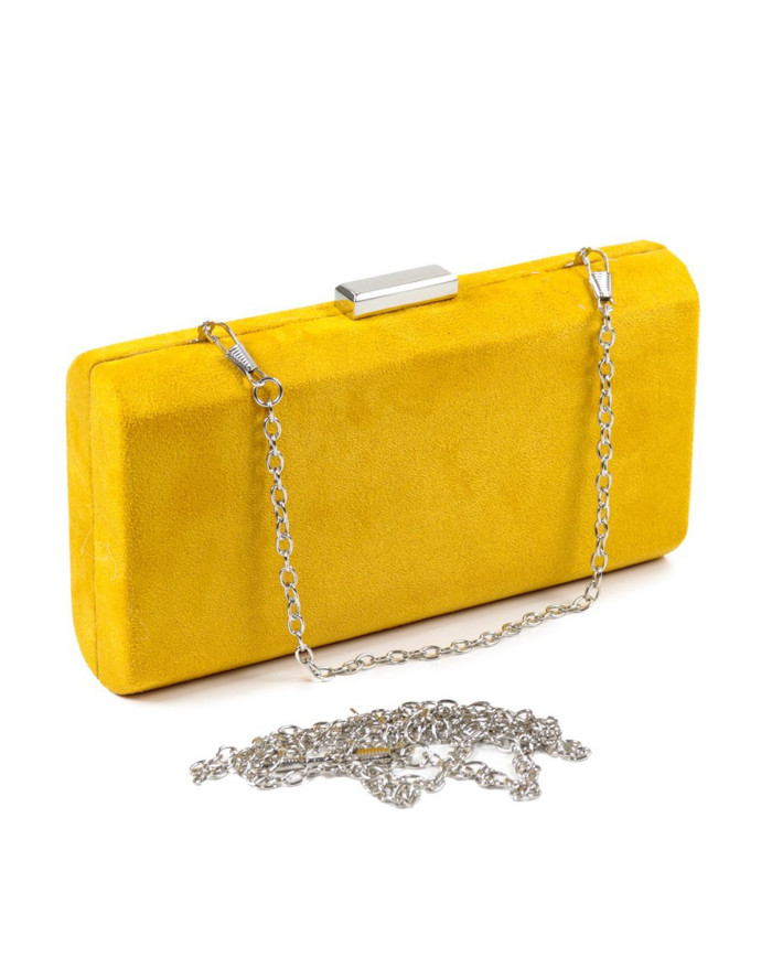 Pochete Mostarda de Senhora Rectangular