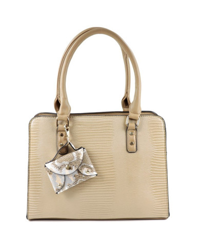 Lady's Taupe Bag with Door Cards