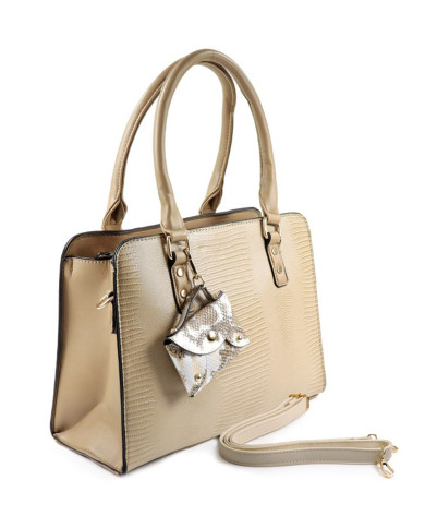 Lady's Taupe Bag with Door Cards