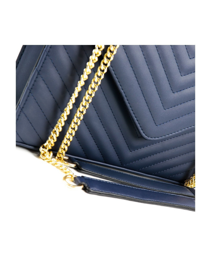 Blue Lady Retangular Caso con Tiracolo