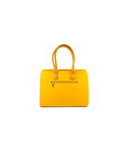 Chicas Bolso de mano amarilla con Detalle de tela