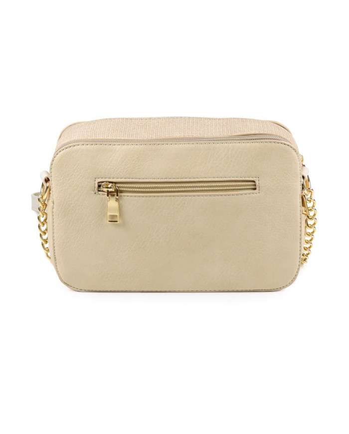 Lady Taupe Bag Tiracolo con dos partes