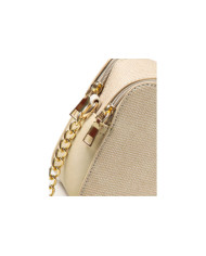 Lady Taupe Bag Tiracolo with Two Partitions