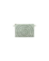 Clutch Verde Água de Senhora Perfurada