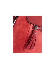 Ladies Red Backpack with Berloque