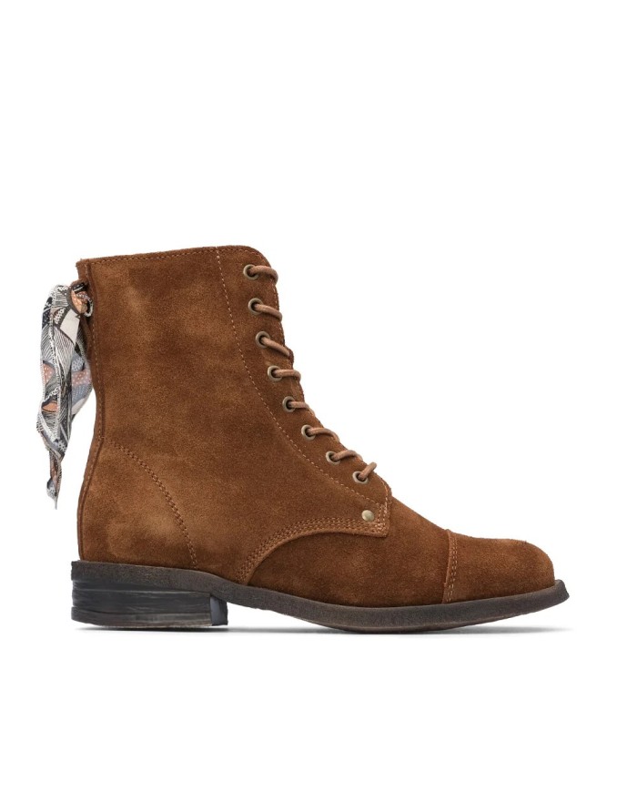 Botim Salto Raso Mujeres Suede