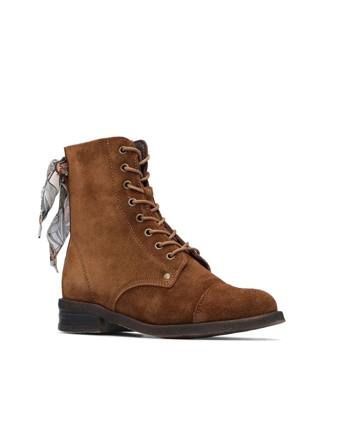 Botim Salto Raso Mujeres Suede