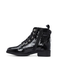 Botim Salto Raso Mulher Verniz