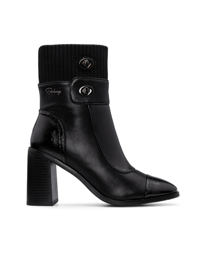 Botim Salto Alto Mujeres Verniz