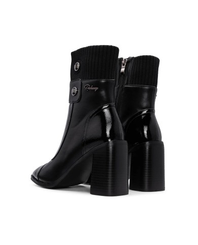 Botim Salto Alto Mujeres Verniz