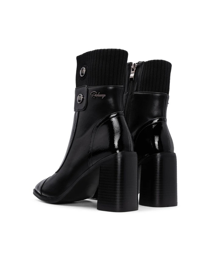 Botim Salto Alto Mujeres Verniz