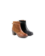 Ginova Middle Heel Boot in Skin