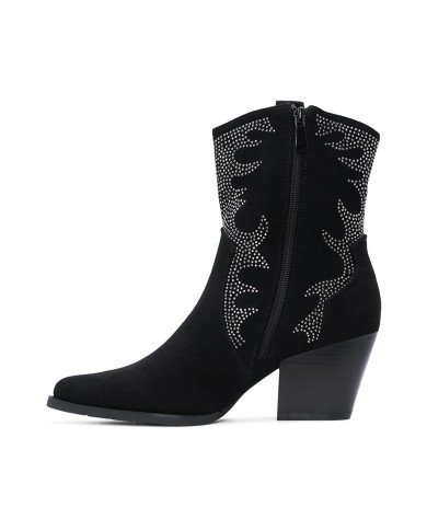 Boot Middle Heel Women Suede