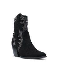 Boot Middle Heel Women Suede