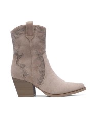Boot Middle Heel Women Suede