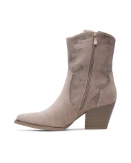 Boot Middle Heel Women Suede