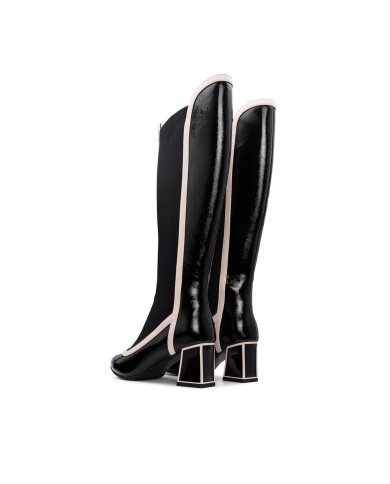 Boot Cano Alto Women Verniz