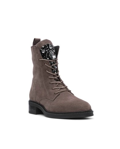 Bota militar Mujeres Suede