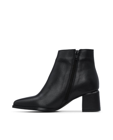 Bota Salto Médio Pele