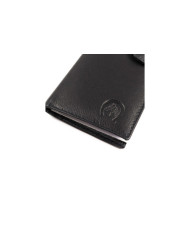 Negro Vertical Man Wallet con Stack