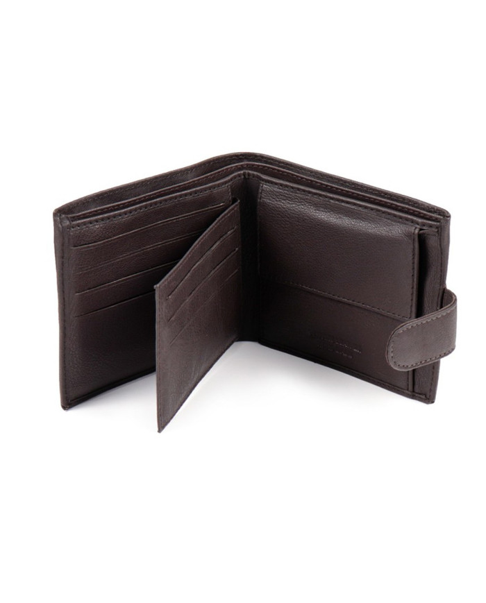 Brown Man Wallet with Presilla