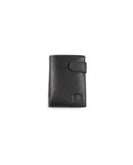 Negro Vertical Man Wallet con Stack