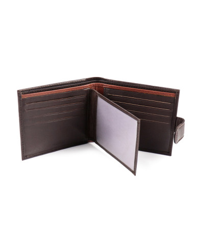 Brown Man Wallet with Presilla