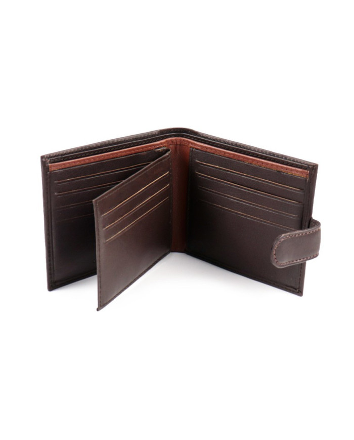 Brown Man Wallet with Presilla