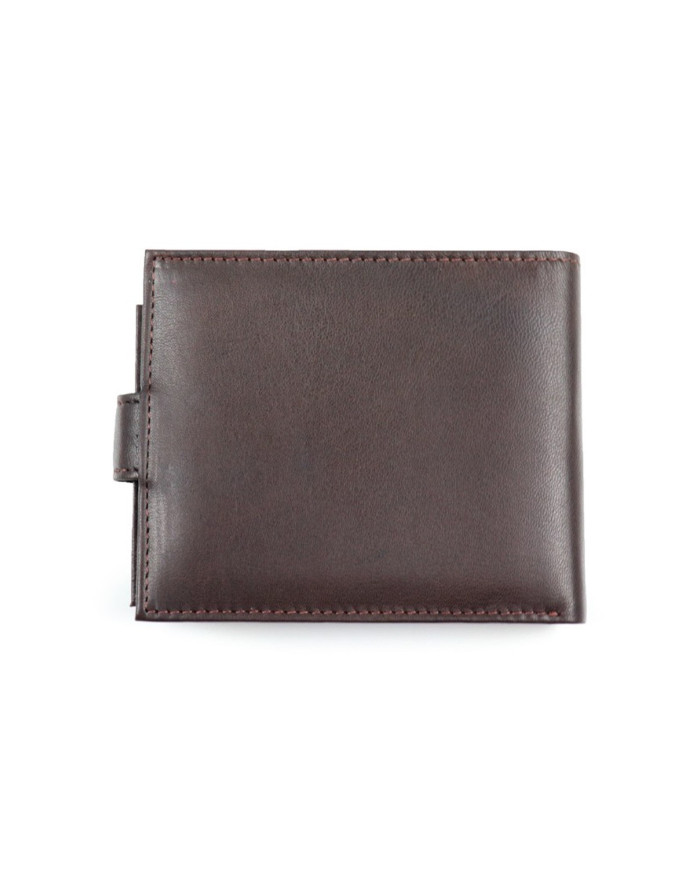 Brown Man Wallet con Presilla