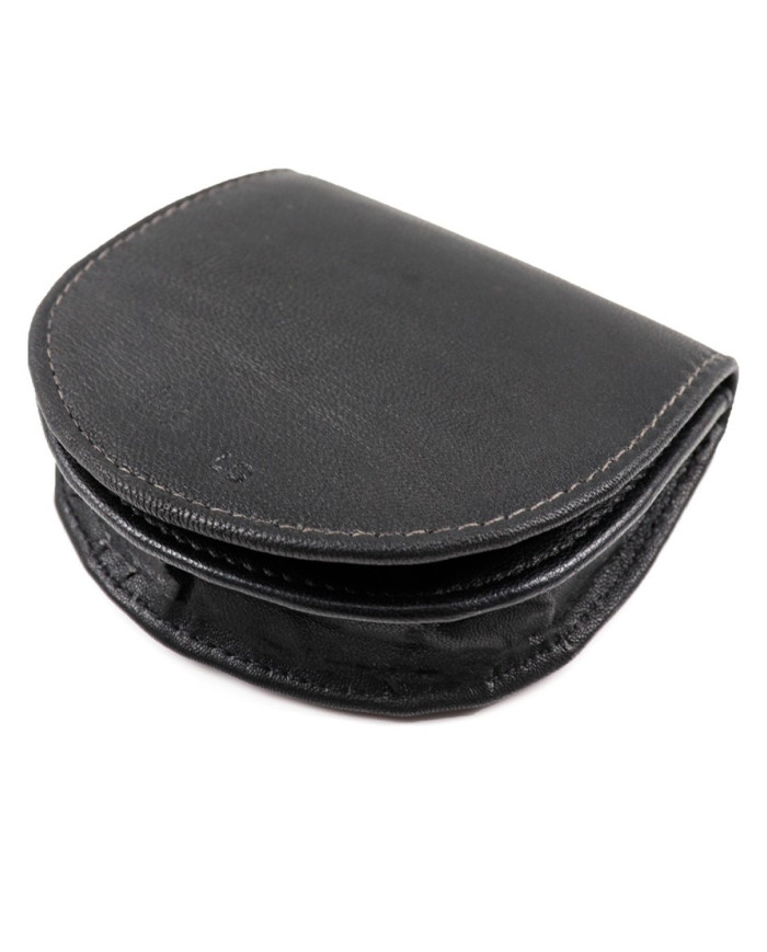 Oval Man Wallet Black
