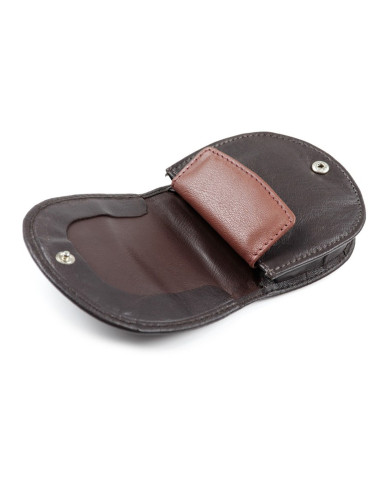 Carteira de Homem Oval Castanha