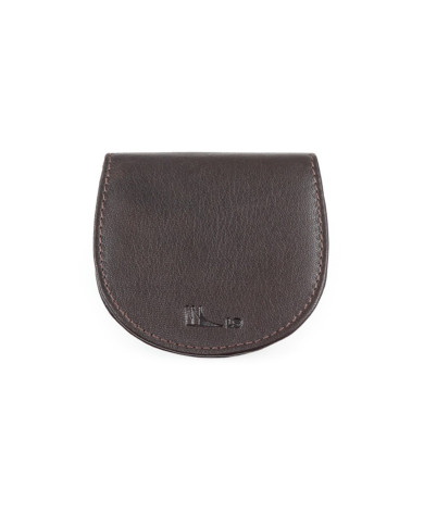 Oval Men's Wallet Brown