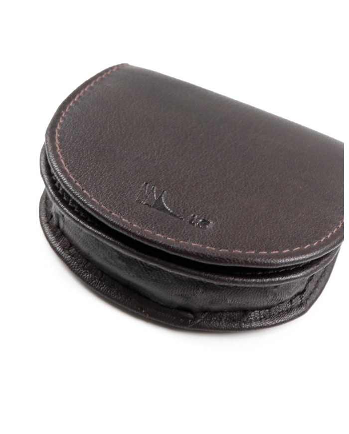 Oval Men's Wallet Brown