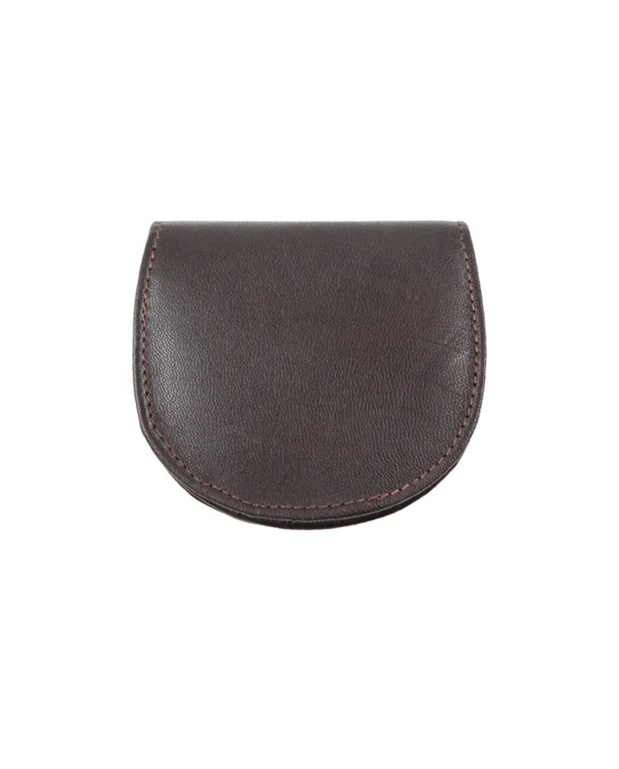Oval Men's Wallet Brown