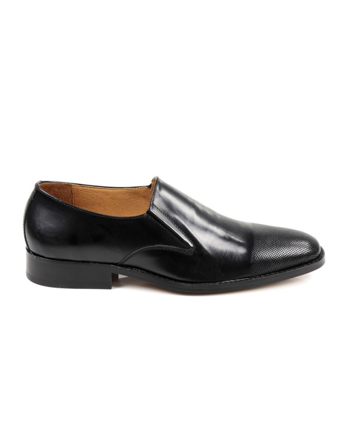Zapatos negros de hombres Elegante Ginova