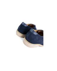 Blue Suede Man Shoes with Wholesalers Ginova