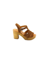 Ladies Sandals Compensated Camel de Tiras Ginova