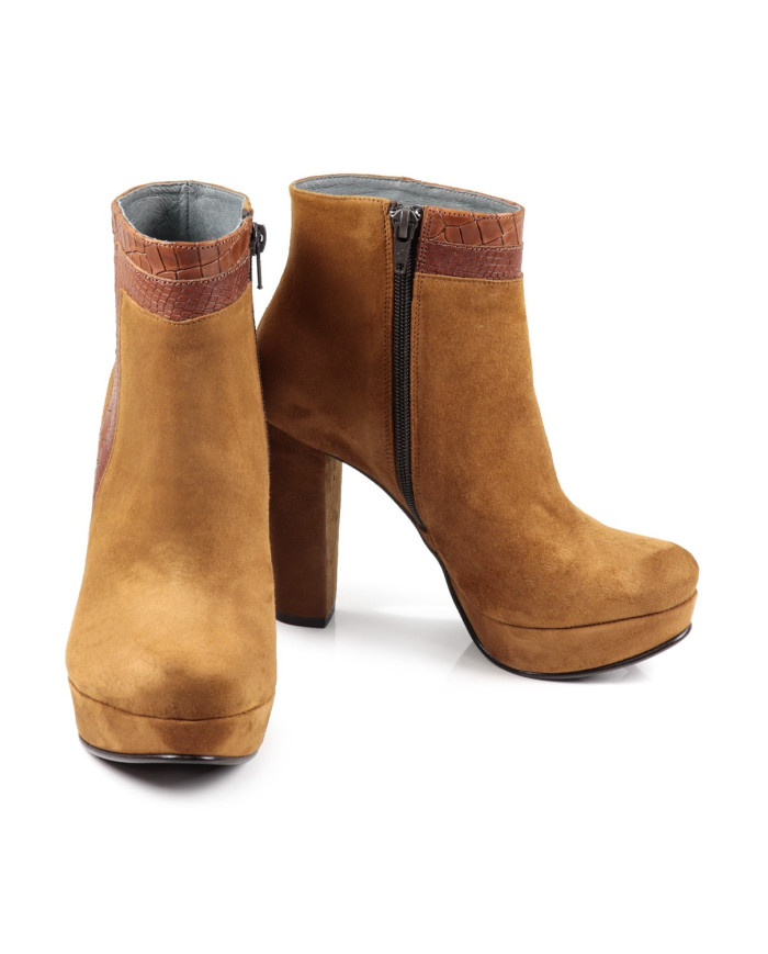 Botas de salto de alta Ginova compensadas