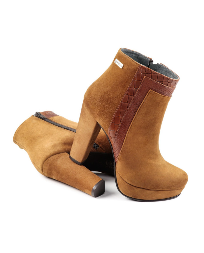 Botas de salto de alta Ginova compensadas