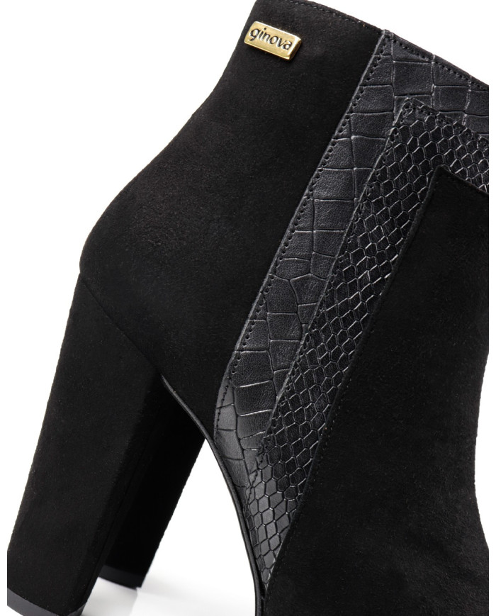 Botas de salto de alta Ginova compensadas