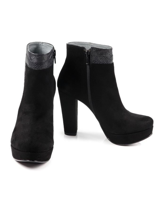 Botas de salto de alta Ginova compensadas