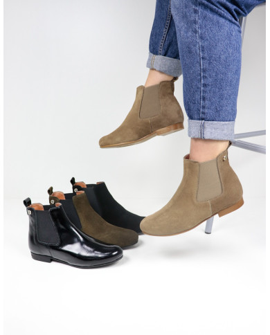 Ginova Rasas de Senhora Botas con Elastic